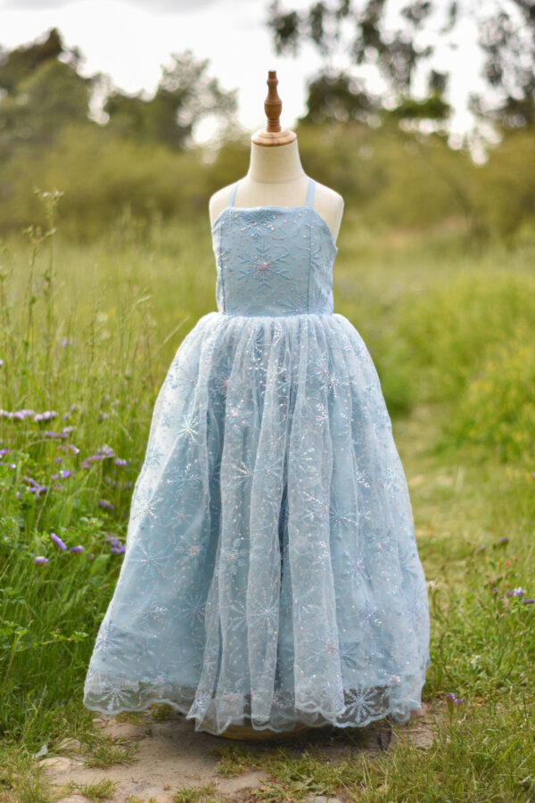 Blue Ice Queen Inspired Dress