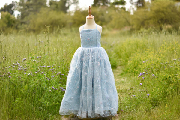 Blue Ice Queen Inspired Dress