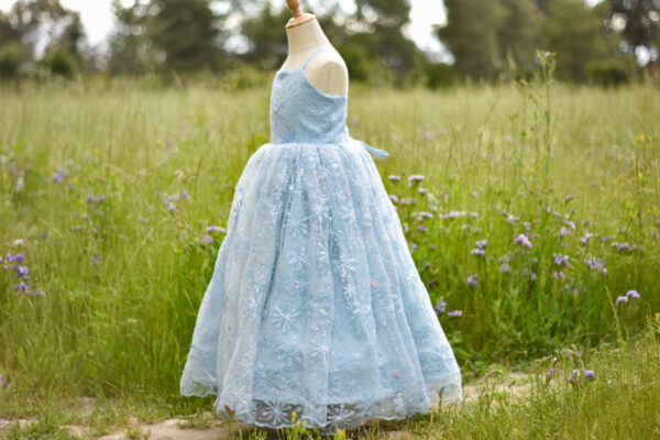 Blue Ice Queen Inspired Dress