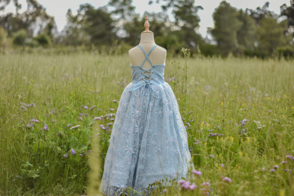 Blue Ice Queen Inspired Dress