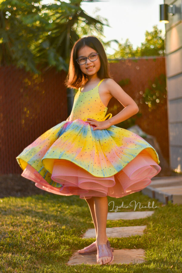 Rainbow Heart Dress