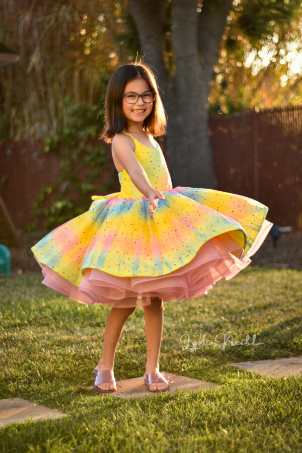 Rainbow Heart Dress