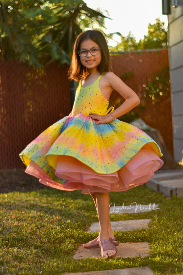 Rainbow Heart Dress