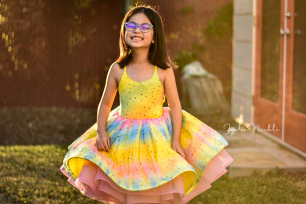 Rainbow Heart Dress