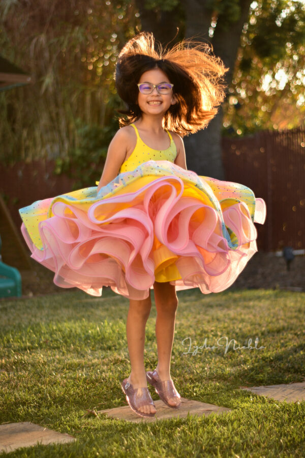 Rainbow Heart Dress