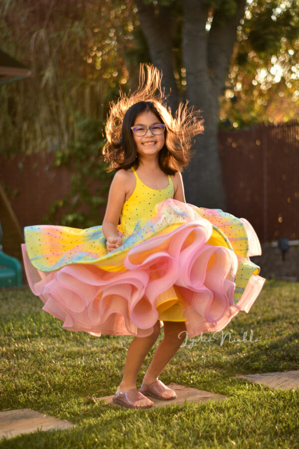 Rainbow Heart Dress